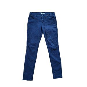 Levi's 710 super skinny solid black jeans, size 29